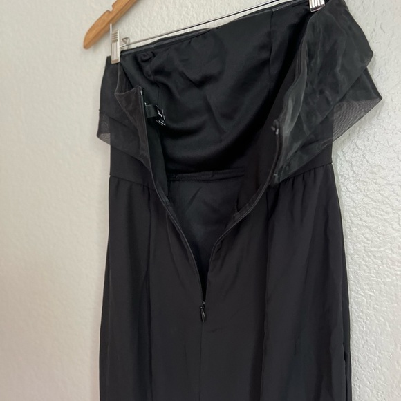 NWOT Brilliantly Bold Black Strapless Mermaid Maxi Dress - Picture 8 of 9